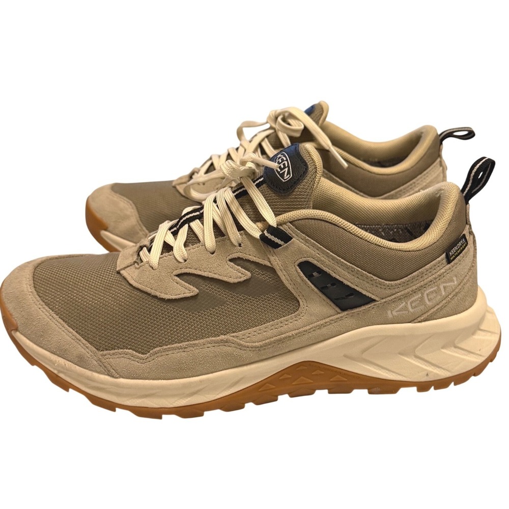 KEEN Men Hightrail Low Waterproof Hiking Shoes Tan Brown 1030362 Size 11.5